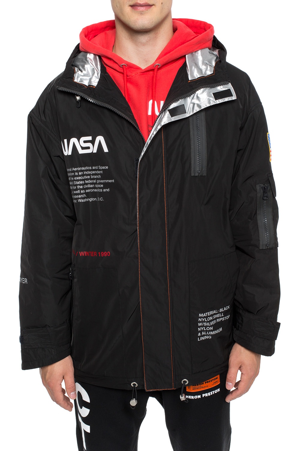 Heron preston x nasa jacket sale